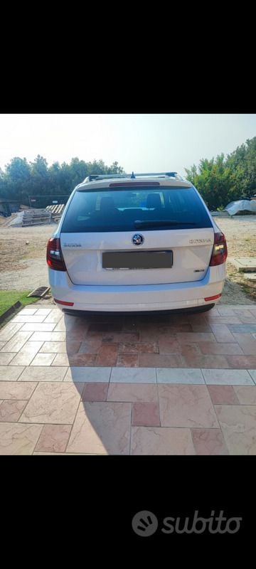 Usata Skoda Octavia G-TEC 110 CV (80 kW) 2018 Bianco Station wagon