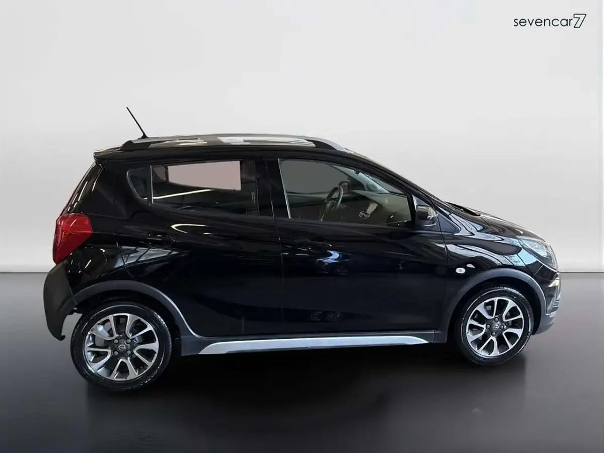 Usata Opel Karl Rocks 73 CV (53 kW) 2017 Nero Utilitaria