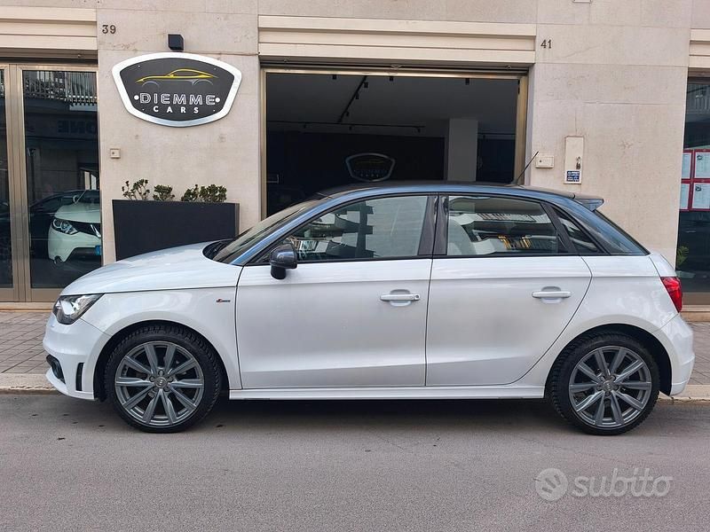 Usata Audi A1 S-line plus 90 CV (66 kW) 2014 Bianco Utilitaria