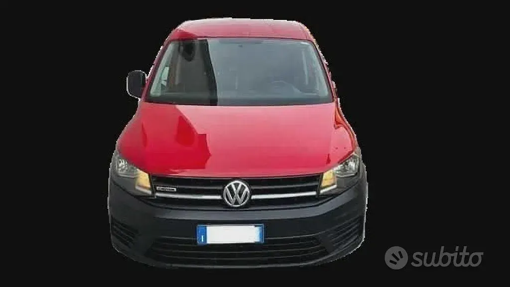 Begagnad VW Caddy 110 HK (80 kW) 2015 Röd Minibuss