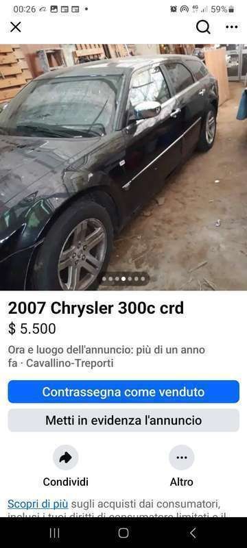 Nero Usata 2007 Chrysler 300C Touring Station wagon | 4800 € (Buon prezzo) - Immagine 1/4