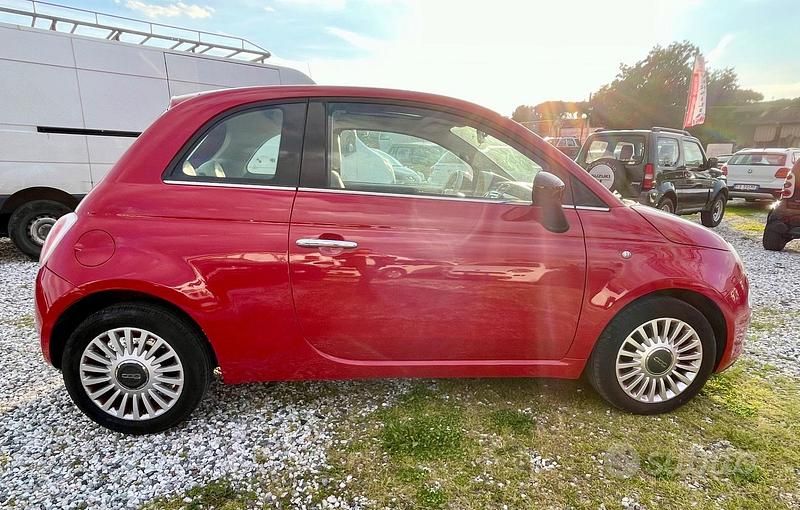 Usata Fiat 500 Lounge 69 CV (50 kW) 2009 Rosso Cabrio