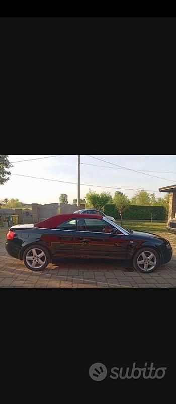 Usata Audi A4 Cabriolet 163 CV (119 kW) 2004 Nero Cabrio