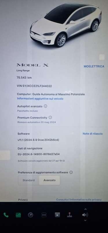 Usata Tesla Model X 158 kW (215 CV) 2020 SUV