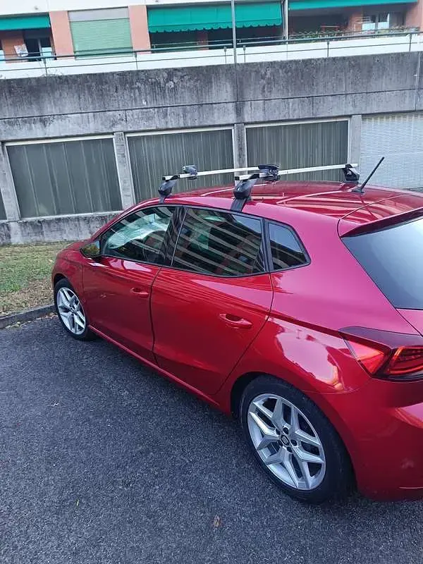 Usata Seat Ibiza FR 95 CV (69 kW) 2017 Rosso Berlina