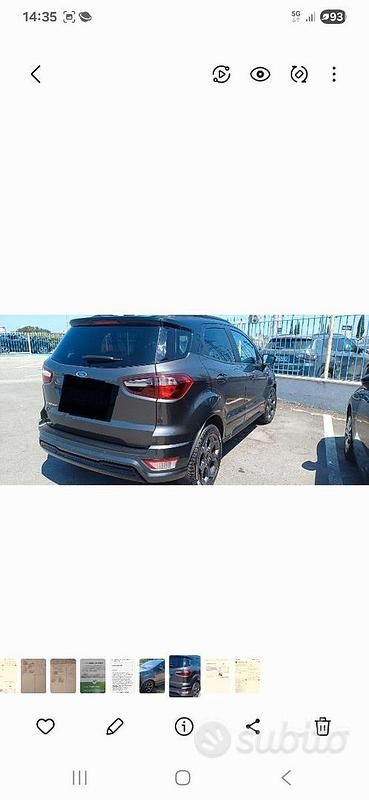 Usata Ford Ecosport ST-Line 125 CV (91 kW) 2021 Grigio SUV