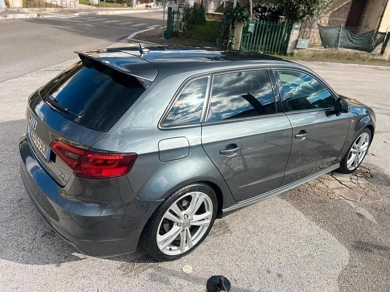 Usata Audi A3 S-Line 184 CV (135 kW) 2013 Grigio Berlina