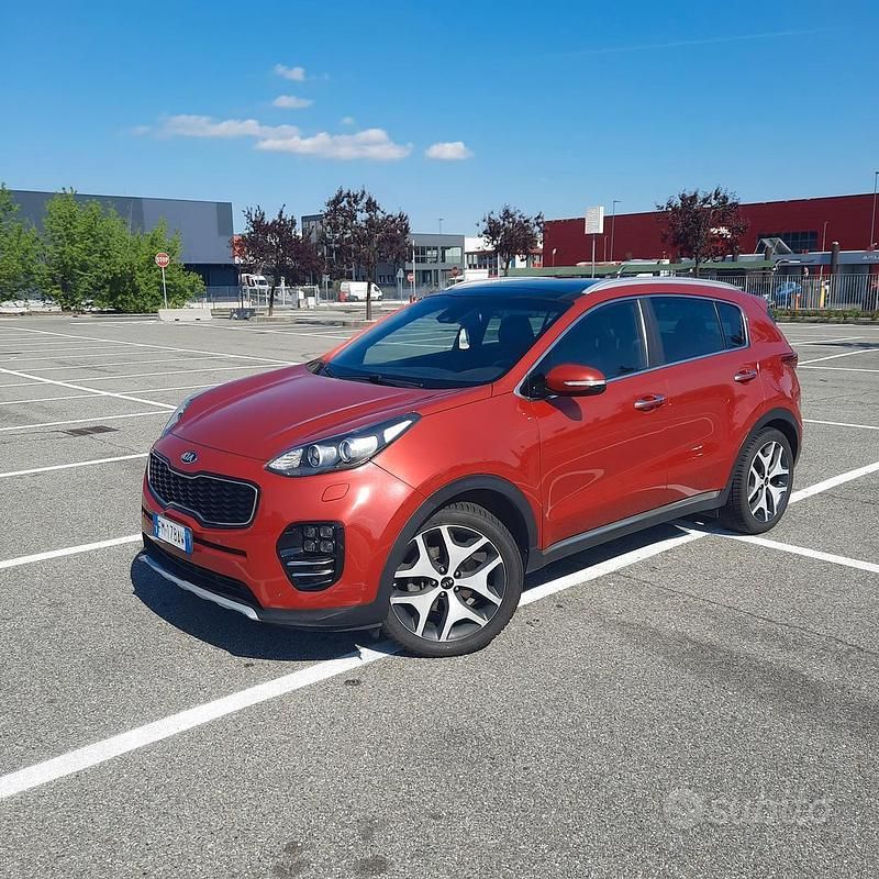 Usata Kia Sportage GT-Line 115 CV (84 kW) 2017 Rosso SUV