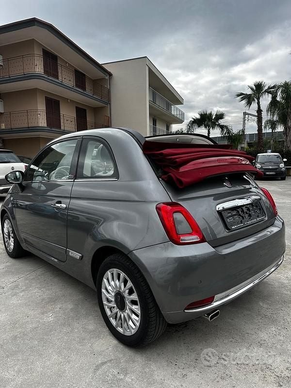 Usata Fiat 500C Lounge 69 CV (50 kW) 2018 Grigio Cabrio