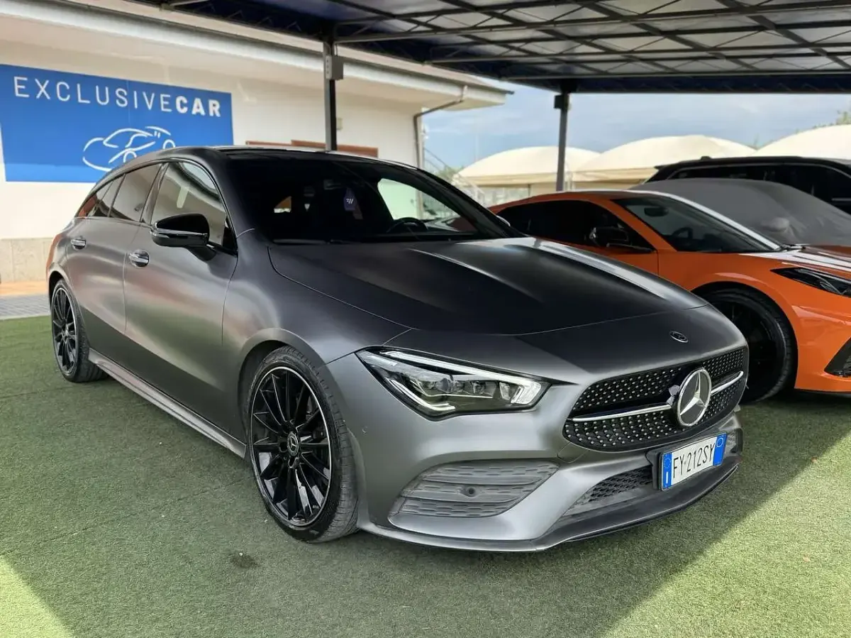 Usata Mercedes CLA200 Shooting Brake Premium 150 CV (110 kW) 2019 Grigio opaco Station wagon