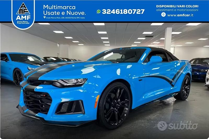 Usata Chevrolet Camaro 275 CV (202 kW) 2022 Blu Cabrio