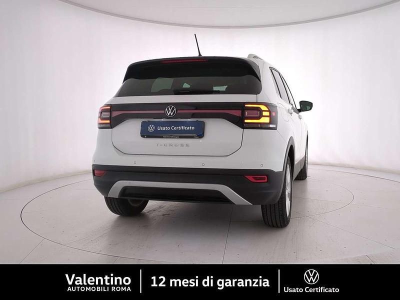 Usata VW T-Cross Advance 110 CV (80 kW) 2022 Bianco SUV