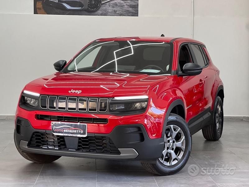 Rosso Usata 2024 Jeep Avenger Longitude SUV | 23.900 € (Buon prezzo) - Immagine 1/4