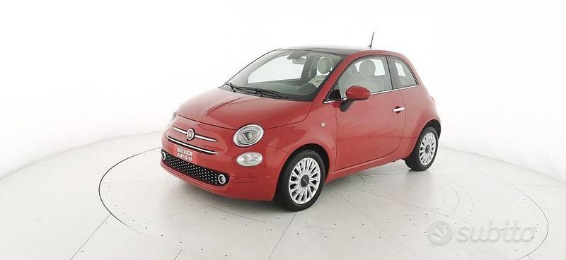 Usata Fiat 500 Lounge 85 CV (62 kW) 2018 Rosso Utilitaria
