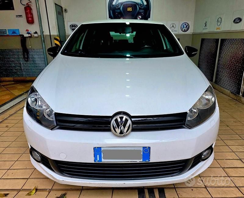 Usata VW Golf VI Highline 160 CV (117 kW) 2010 Bianco Utilitaria