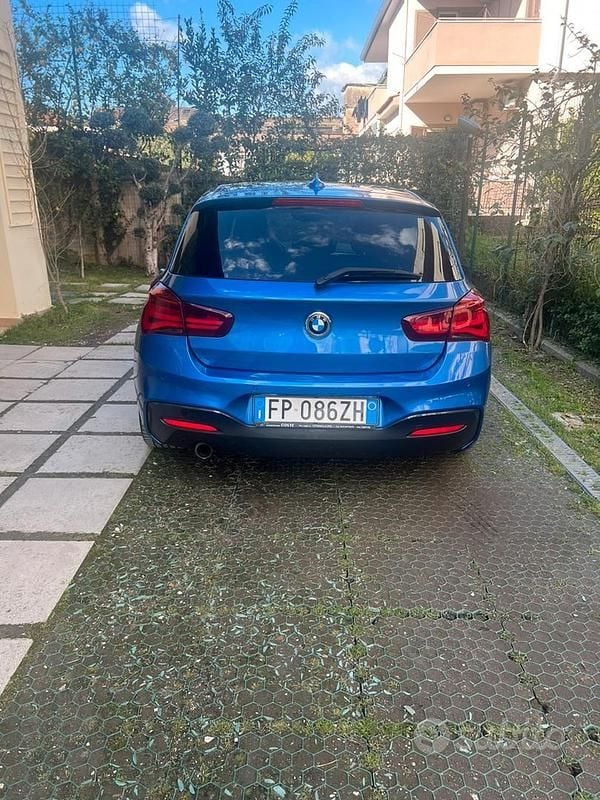 Usata BMW 118 M Sport 150 CV (110 kW) 2018 Blu Utilitaria