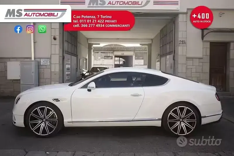 Usata Bentley Continental GT 528 CV (388 kW) 2017 Bianco Coupé