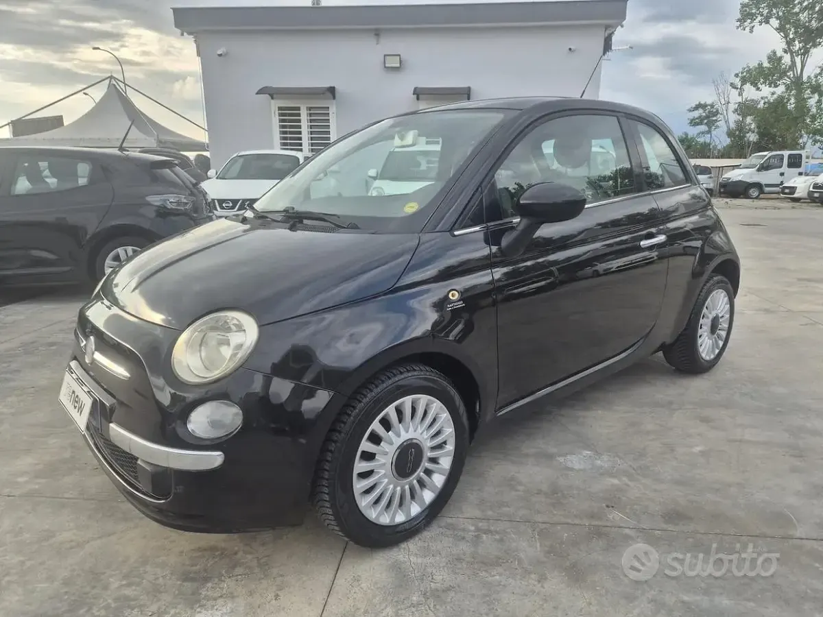 Usata Fiat 500 Lounge 69 CV (50 kW) 2012 Nero Berlina