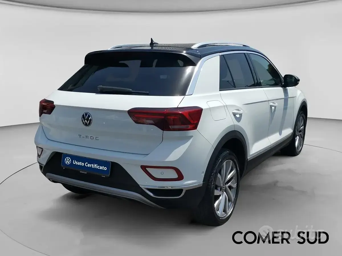 Usata VW T-Roc Style 110 CV (80 kW) 2023 Bianco SUV