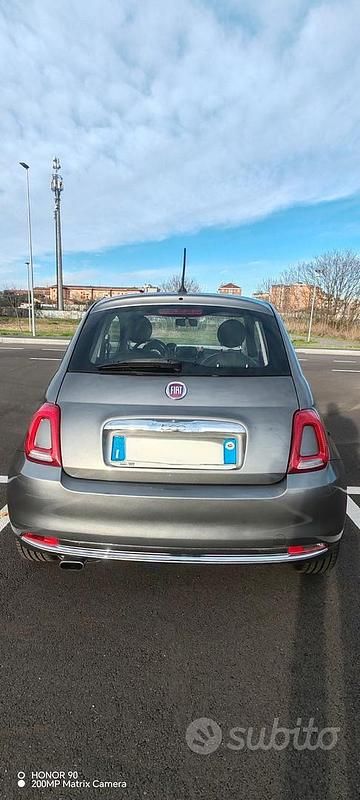Usata Fiat 500 Lounge 69 CV (50 kW) 2016 Grigio Utilitaria