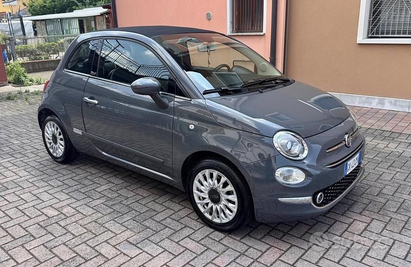 Usata Fiat 500 69 CV (50 kW) 2019 Grigio Cabrio