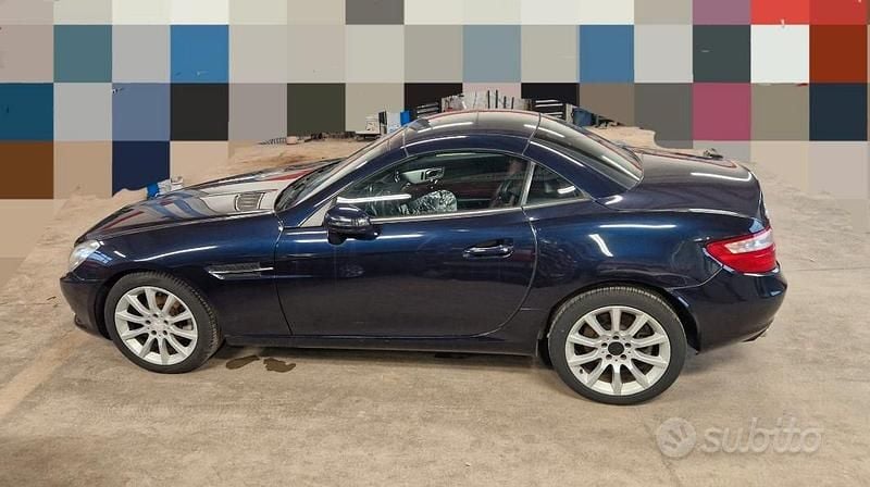 Usata Mercedes SLK200 184 CV (135 kW) 2011 Blu/azzurro Cabrio