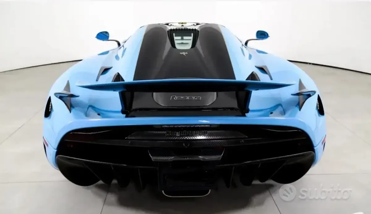 Usata Koenigsegg Regera 2021 Azzurro Cabrio