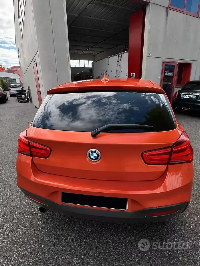 Usata BMW 116 M Sport 109 CV (80 kW) 2015 Arancione Utilitaria