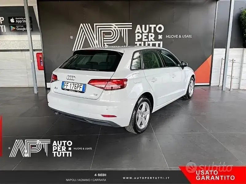 Usata Audi A3 Sport 110 CV (80 kW) 2016 Bianco Berlina