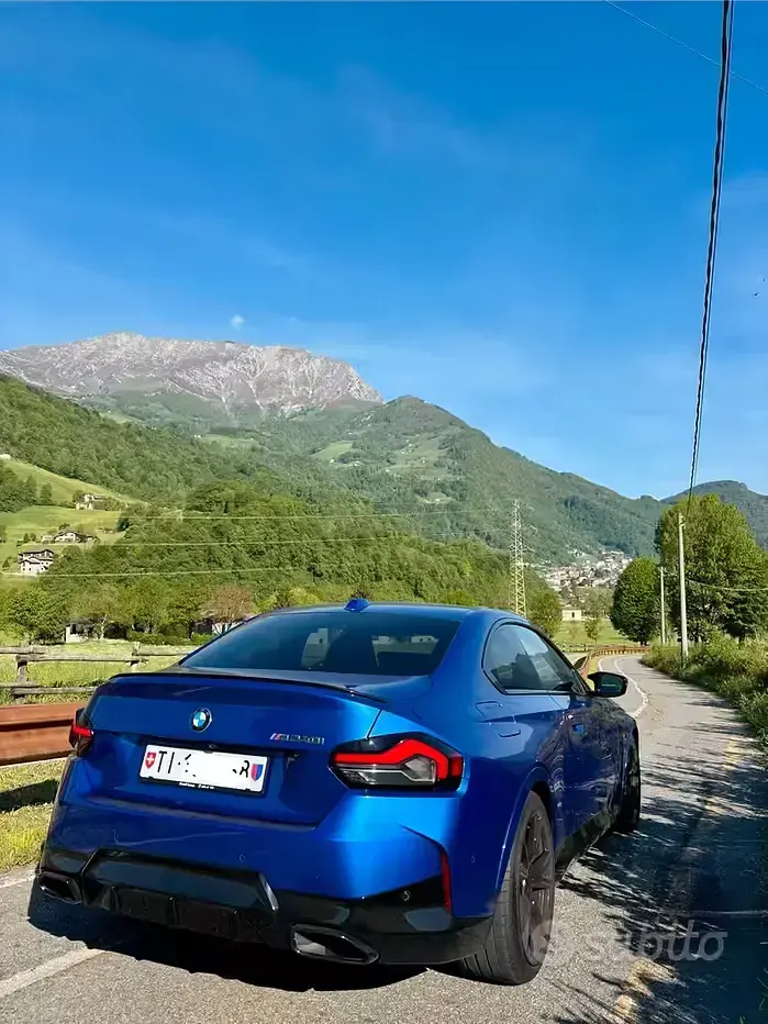 Usata BMW M240i M Sport 374 CV (275 kW) 2022 Bluazzurro Coupé