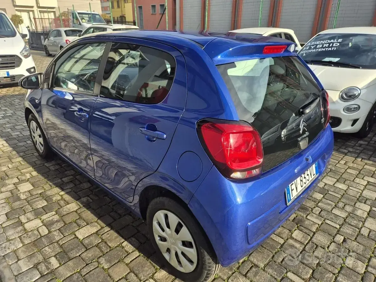 Usata Citroën C1 Feel 72 CV (52 kW) 2019 Blu/azzurro Utilitaria