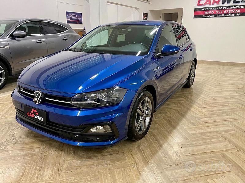 Usata VW Polo Highline 80 CV (58 kW) 2021 Blu Berlina