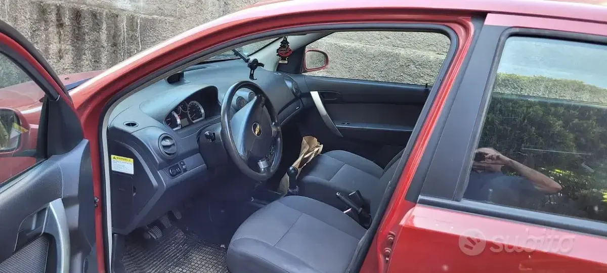 Usata Chevrolet Aveo 84 CV (61 kW) 2009 Rosso Berlina