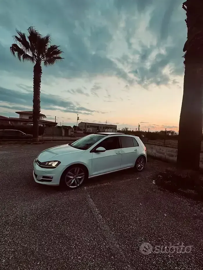 Usata VW Golf VII 150 CV (110 kW) 2016 Bianco Berlina