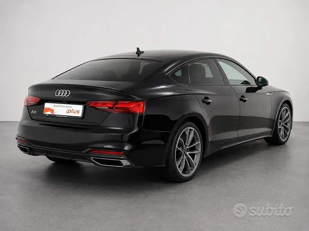 Usata Audi A5 Sportback S-Line 204 CV (150 kW) 2021 Nero Utilitaria