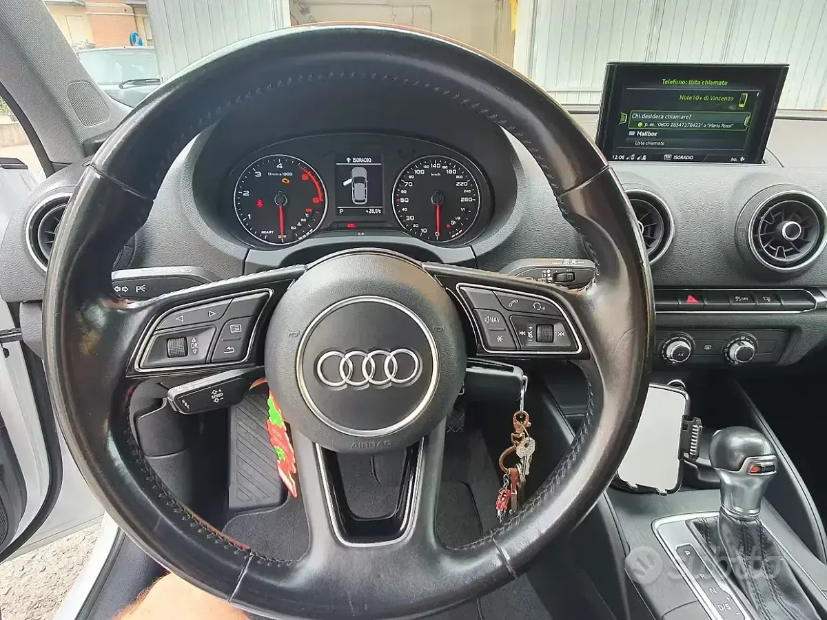 Usata Audi A3 Business 110 CV (80 kW) 2016 Bianco Berlina