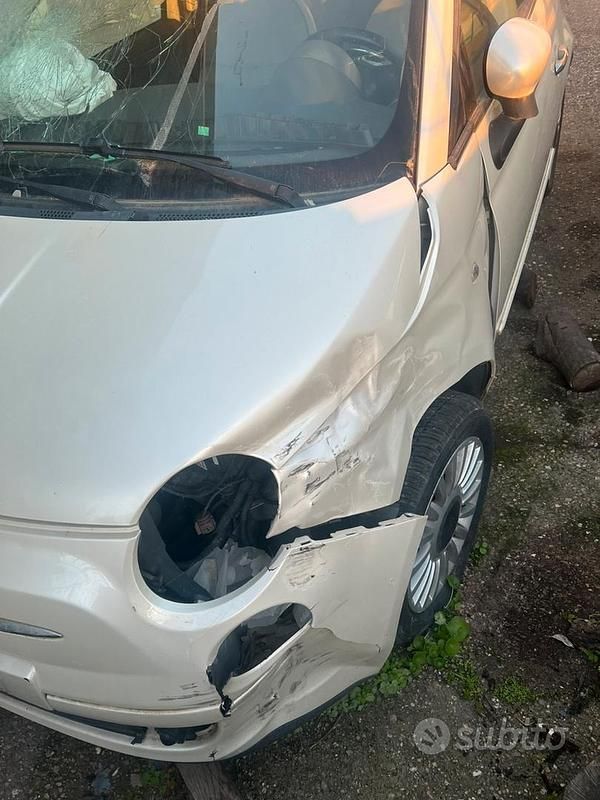 Usata Fiat 500 2004 Bianco Utilitaria