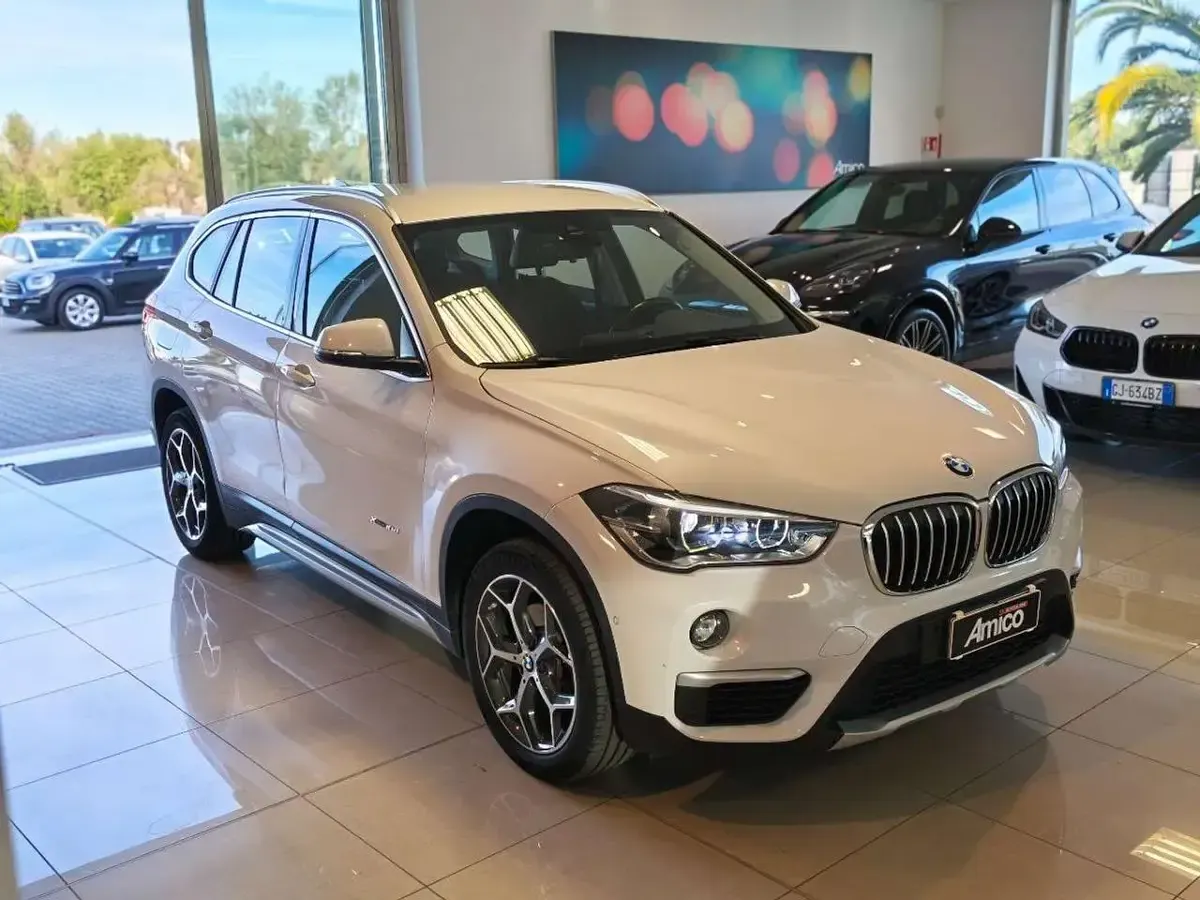 Usata BMW X1 xLine 150 CV (110 kW) 2017 Bianco SUV