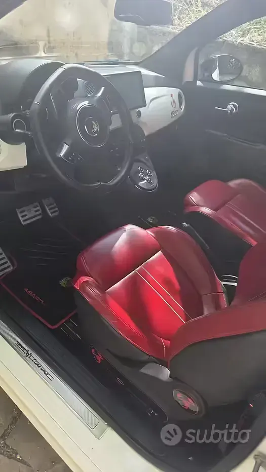Usata Abarth 595 160 CV (117 kW) 2014 Bianco Berlina