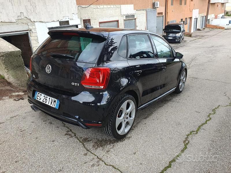 Usata VW Polo GTI 180 CV (132 kW) 2013 Nero Utilitaria