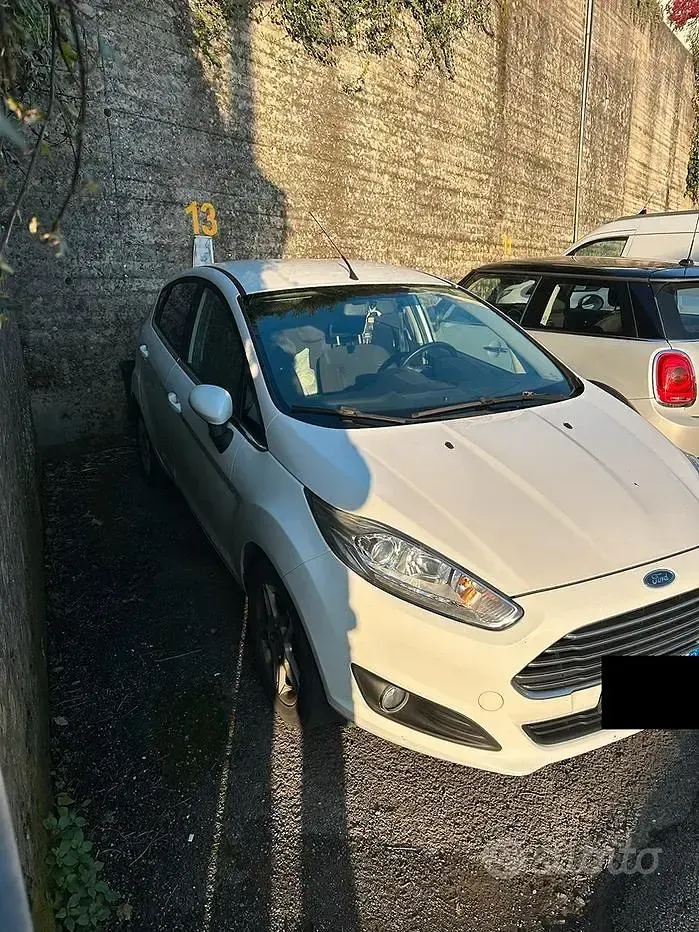 Usata Ford Fiesta Titanium 92 CV (67 kW) 2015 Bianco Utilitaria