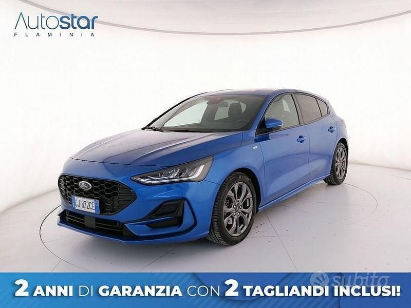 Usata Ford Focus ST-Line X 125 CV (91 kW) 2022 Blu Berlina