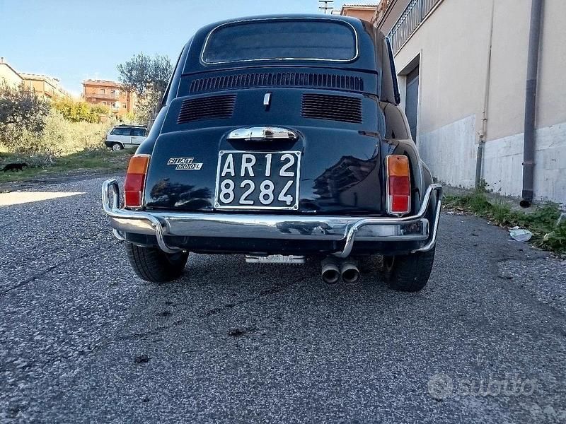 Usata Fiat Cinquecento 1970 Blu Utilitaria