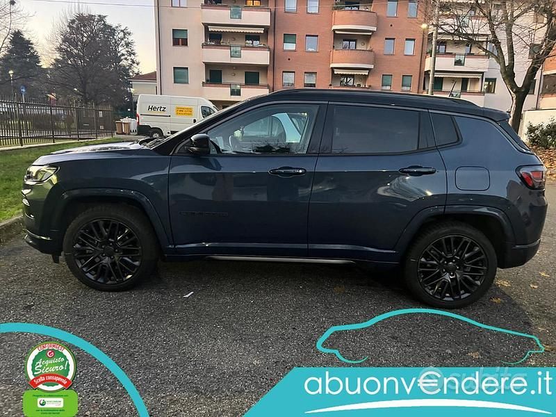 Usata Jeep Compass Trailhawk 240 CV (176 kW) 2021 Blu/azzurro SUV