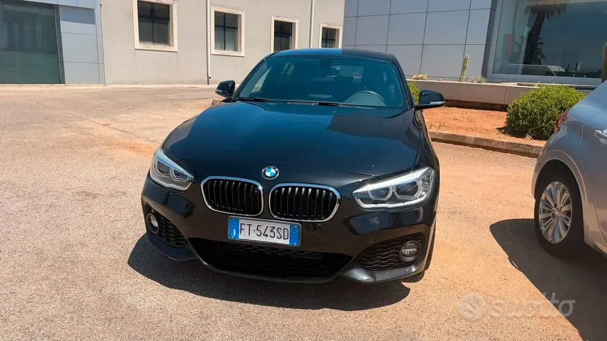 Usata BMW 118 150 CV (110 kW) 2019 Nero Berlina