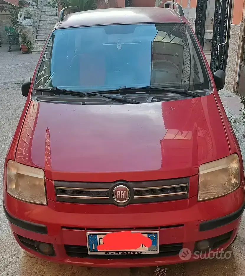 Usata Fiat Panda 77 CV (56 kW) 2009 Rosso Utilitaria