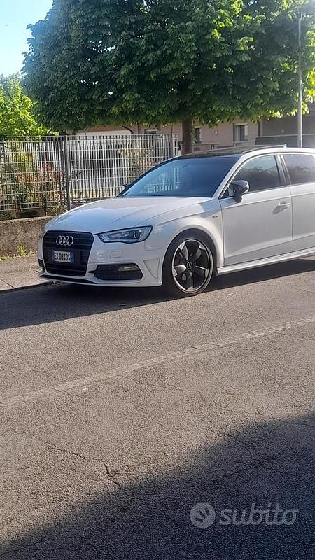 Usata Audi A3 S-Line 2015 Bianco Berlina