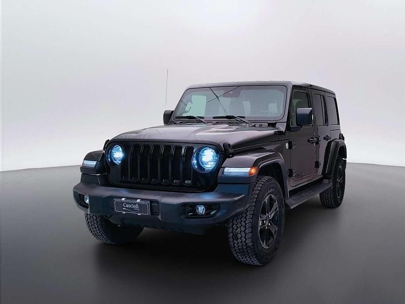Usata Jeep Wrangler Unlimited Night Eagle 200 CV (147 kW) 2019 Nero SUV