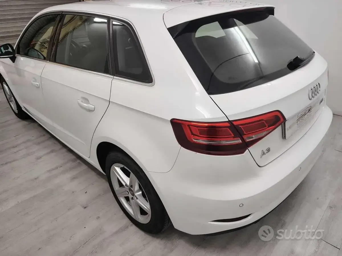 Usata Audi A3 116 CV (85 kW) 2019 Bianco Berlina