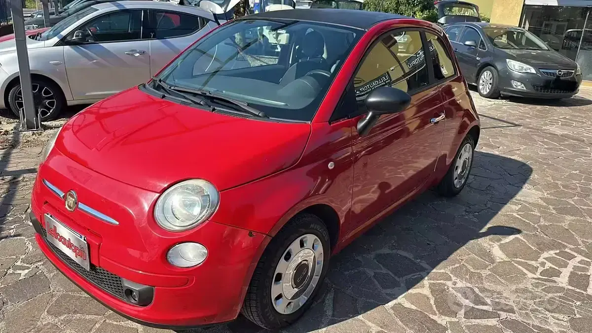 Usata Fiat 500 69 CV (50 kW) 2008 Rosso Berlina